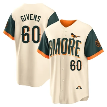Youth Baltimore Orioles Mychal Givens ＃60 Cream Limited 2026 City Connect Stadium Jersey