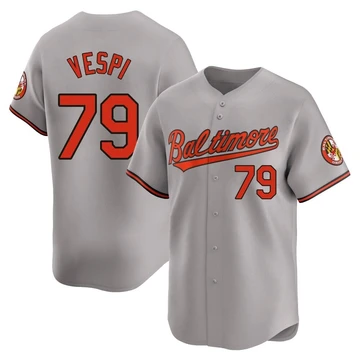 Youth Baltimore Orioles Nick Vespi ＃79 Gray Limited Road Jersey