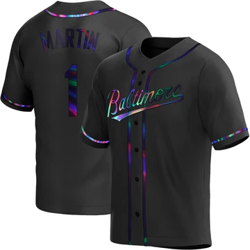 Youth Baltimore Orioles Richie Martin ＃1 Black Replica Holographic Alternate Jersey