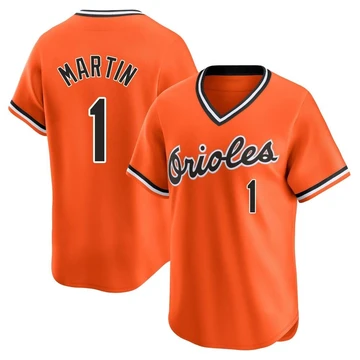 Youth Baltimore Orioles Richie Martin ＃1 Orange Limited Cooperstown Collection Jersey
