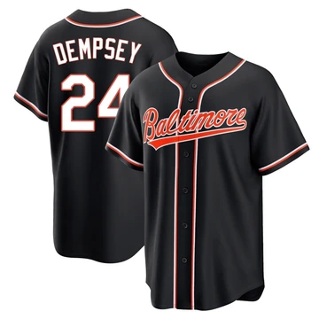 Youth Baltimore Orioles Rick Dempsey ＃24 Black Replica Fashion Out Jersey