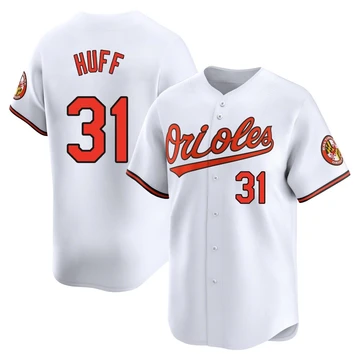 Youth Baltimore Orioles Sam Huff ＃31 White Limited Home Jersey