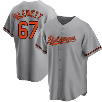 Youth Baltimore Orioles Scott Blewett ＃67 Gray Replica Road Jersey