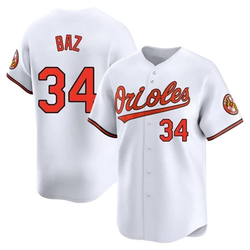 Youth Baltimore Orioles Shane Baz ＃34 White Limited Home Jersey