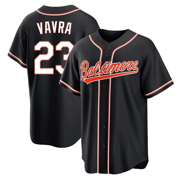 Youth Baltimore Orioles Terrin Vavra ＃23 Black Replica Fashion Out Jersey