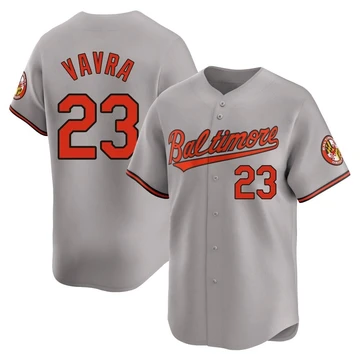 Youth Baltimore Orioles Terrin Vavra ＃23 Gray Limited Road Jersey