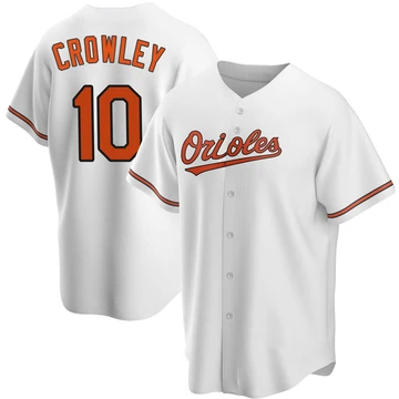 Youth Baltimore Orioles Terry Crowley ＃10 White Replica Home Jersey