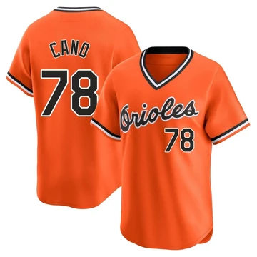 Youth Baltimore Orioles Yennier Cano ＃78 Orange Limited Cooperstown Collection Jersey